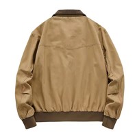 2024 Logo personnalisé Veste cargo personnalisée de haute qualité Fabricant Vintage Bomber Street Wear Veste Bomber Hommes