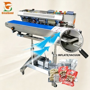 Supplier Plastic PVC Bag Sealer Tea Coffee Ink Roller Print Wheel Date Commercial Gas Flushing Horizontal Vacuum Sealing Machine - Product Image 1