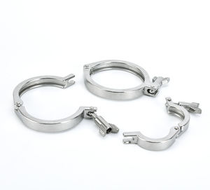 Zware uitvoering enkelvoudige pin klem van roestvrij staal 304 met LS inch-meetstelsel, opklapbaar, hoge kwaliteit voor commercieel/industrieel gebruik, bouten - Product Image 4