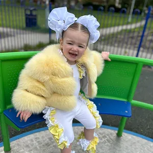 Giacca in Vera Pelliccia di <span class=keywords><strong>Volpe</strong></span> per Bambini, Adatta per Ragazze <span class=keywords><strong>e</strong></span> Ragazzi, Personalizzabile, Best Seller, Cappotto in Pelliccia per Bambini da 1 a 16 Anni - Product Image 5