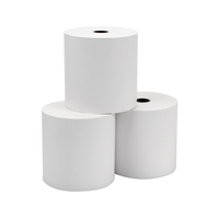 Échantillon gratuit 3 1 8 X 230 80gsm Rouleaux de papier thermique bon marché monocouche imperméable et résistant à l'huile pour supermarché provenant d'une usine chinoise