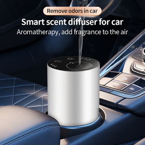Diffuseur d'arômes intelligent pour voiture en alliage d'aluminium noir, parfum liquide, capacité de désodorisation, intérieur de voiture frais - Product Image 4
