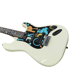 New ST Electric <strong>Guitar</strong> with Rosewood Sides Inlaid Fingerboard 6 <strong>Strings</strong> Fast Shipping - Product Image 4