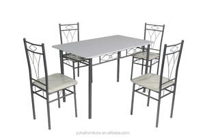 Yukai foshan sala <span class=keywords><strong>da</strong></span> pranzo mobili set semplice MDF sala <span class=keywords><strong>da</strong></span> pranzo set con 1 tavolo <span class=keywords><strong>da</strong></span> pranzo e 6 sedia DS-021 (1 + 6) - Product Image 3