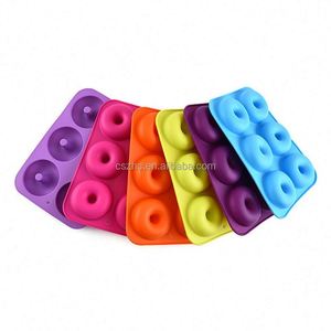 Moldes de Silicona Antiadherentes de Grado Alimenticio para Hornear Donuts - Product Image 5