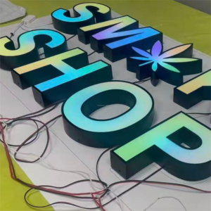 3D sáng bảng chữ cái điện tử dấu hiệu cho lễ hội đám cưới bên tùy chỉnh biểu tượng đầy màu sắc không thấm nước ứng dụng quảng cáo chiếu sáng - Product Image 5