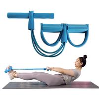 Pédale de traction avec corde, accessoires de fitness et yoga à domicile, bande élastique d'entraînement en mousse TPE+NBR pour amincissement corporel