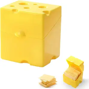 奶酪储存切片奶酪容器冰箱黄油储存奶酪新鲜培根肉保护
