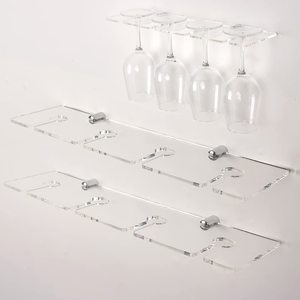 Porte-<span class=keywords><strong>verre</strong></span> à vin mural <span class=keywords><strong>en</strong></span> acrylique transparent porte-champagne <span class=keywords><strong>étagère</strong></span> porte-<span class=keywords><strong>verre</strong></span> à champagne - Product Image 5