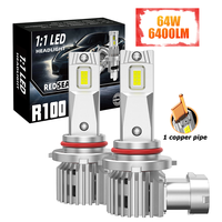 Redsea R100 Plug and Play 64W LED faro 3570CSP 9005 9006 H11 H7 Led faro H4 Canbus Luce Led Auto 12V Led Luz de coche