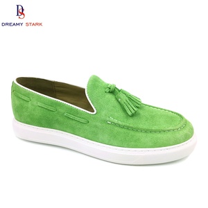 2025 Haute Qualité En Gros Chaussures Décontractées pour Hommes en Daim de Vache, Respirantes, à Enfiler, pour la Marche en Extérieur, Grandes Tailles, Type Mocassins - Product Image 1