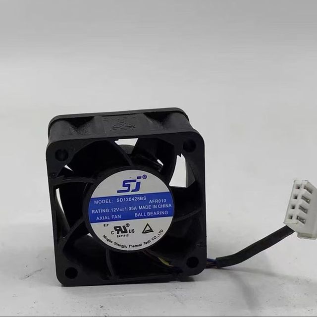 New SJ 5V 24V 48V DC12V 1.05A AC EC 4028 40X40X28MM 4CM Frequency Converter High Speed Server Power Supply SD120428BS Coolingfan