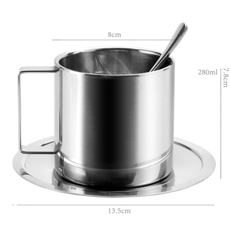Ensemble de tasses de style européen de 280 ml