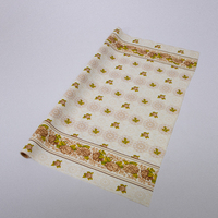 PP tnt Spunbond DekorFix usine vente en gros couverture de Table nappe en plastique imprimée avec support Non tissé
