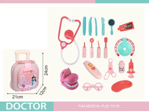 Juego de Doctor para Niños, <span class=keywords><strong>Juguete</strong></span> de Imitación, Maleta de Doctor Portátil, Botiquín de Medicamentos, Juguetes de Doctor - Product Image 4
