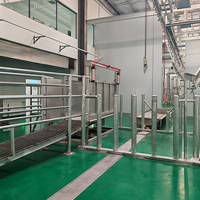 Ligne de production d'abattage de bovins automatique à haute efficacité, ensemble complet de machines de transformation de la viande bovine