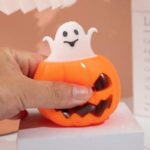 Juguete Antiestrés de Compresión con Diseño de Esqueleto, Fantasma y Calabaza de Halloween, con Caja de Empaque - Product Image 3