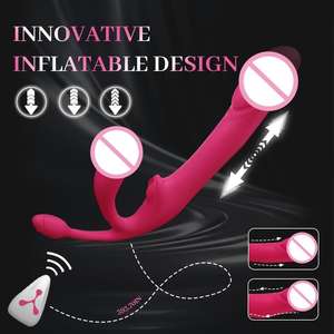 Mainan seks wanita, grosir Remote Control <span class=keywords><strong>Vibrator</strong></span> silikon cair masturbasi - Product Image 3