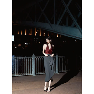 Blusas de mujer de nuevo diseño 2025 para verano con cremallera en el pecho, Top de mujer, estilo elegante, Material ecológico Enzo Vietnam - Product Image 1