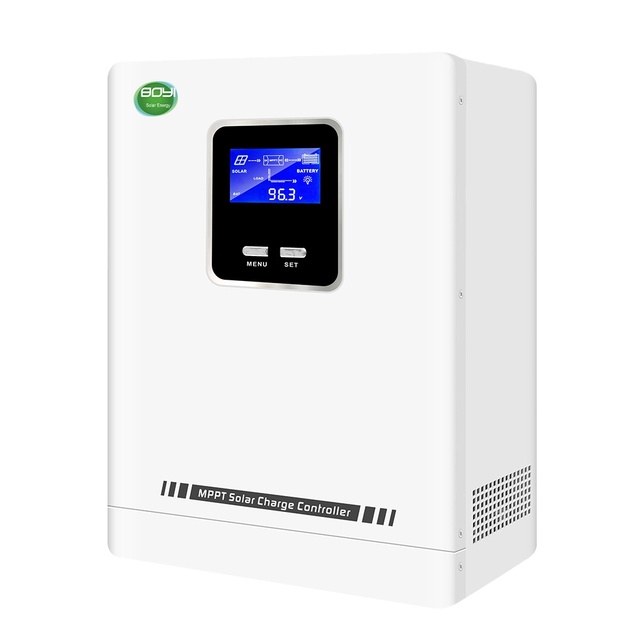 BOYI Intelligent Hybrid MPPT Solar Charge Controller with RS485 Communication and LCD Display for 48V 200Ah Lead Acid Battery