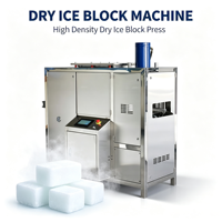 Machine automatique chinoise de fabrication de blocs de glace sèche, machine industrielle de production de blocs de glace sèche pour la chaîne du froid et le sablage à la glace sèche