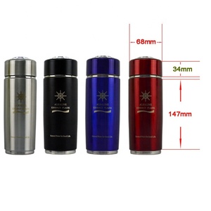 Tự nhiên khoáng sản năng lượng thông minh Thermo vỡ Nano Alkaline uống cup thép không gỉ chân không thông minh chai nước Flask - Product Image 4