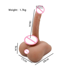 Muñeco Sexual Masculino Adulto con Torso, Dildo Suave 100% Impermeable, Ecológico, Masturbador Unisex, Juguete Anal Ajustado para Hombres Gay/Lesbianos/Bisexuales - Product Image 6