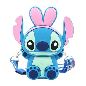 Tas Selempang Anak Lucu Motif Stitch, Dompet Koin Kartun dengan Tempat Penyimpanan, Unisex untuk Anak Perempuan - Product Image 1
