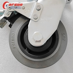 Rodízio antiestático ESD especial para fábrica eletrônica de 8 polegadas Heavy Duty Industrial roda condutiva <span class=keywords><strong>Caster</strong></span> - Product Image 5