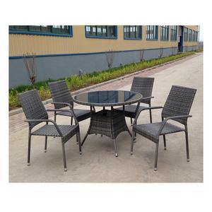 Barato <span class=keywords><strong>bistro</strong></span> 5pcs sillas de mesa de balcón conjunto patio muebles de ratán - Product Image 1