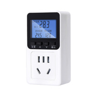 Thermostat intelligent à affichage numérique, interrupteur de commande de chauffage, contrôleur de température de chauffage pour aquarium et animaux de compagnie, 10A 250V 50HZ