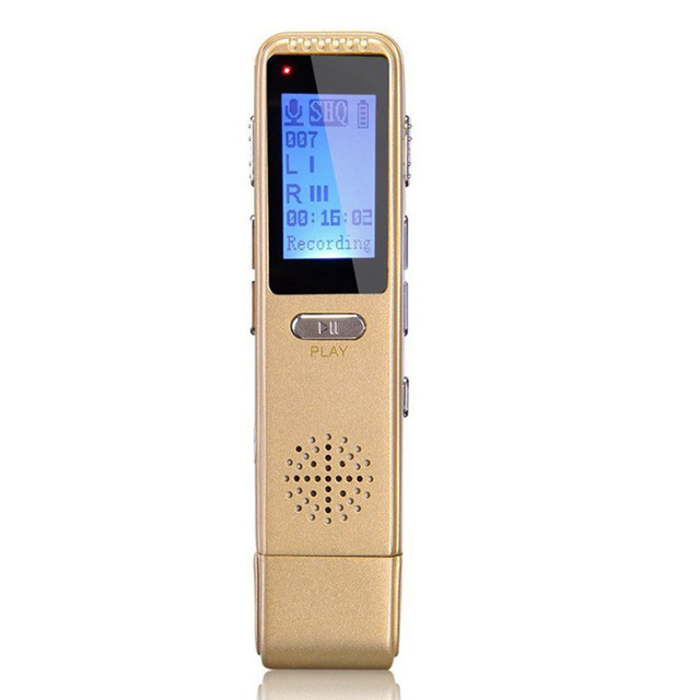 Portable Noise Reduction Micro Digital Audio Recording Voice Activated Recorder with LCD Screen