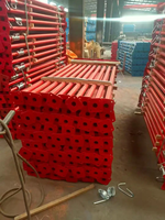 Gabarit d'ingénierie Support d'échafaudage réglable en acier Surface galvanisée peinte par pulvérisation pour la construction