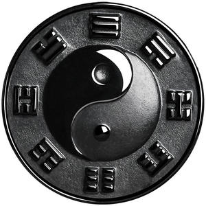Pendentif en jade noir Bagua Tai Chi en jadéite naturelle, design original UNISEXE, cadeau avec certificat d'évaluation C229 - Product Image 5