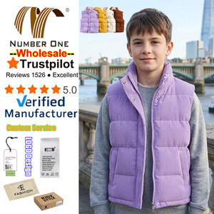 Wholesale Kids Warm Vest Winter Clothing Padded Waistcoat for <strong>Boys</strong> Girls Stand Collar Thickened Children Sleeveless Jacket - Product Image 1