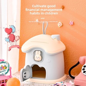 Tirelire Songtai, modèle <span class=keywords><strong>2022</strong></span>, célèbre sur internet, mignonne, avec serrure, pour enfants, forme maison champignon SF-355 - Product Image 5
