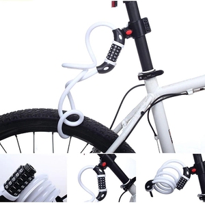 Venta directa de candado de cable de bicicleta de alta calidad combinación de 5 dígitos candado de bicicleta de Venta caliente - Product Image 5