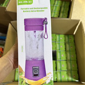 Otra licuadora portátil recargable con 6 cuchillas, mini exprimidor eléctrico tipo vórtice para uso doméstico, vaso para jugos - Product Image 4