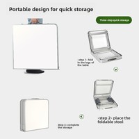 Table pliante en alliage d'aluminium - Design moderne et minimaliste, portable et pliable pour les marchés nocturnes en plein air, les stands, les promotions, table simple