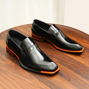 Chaussures habillées pour homme en cuir véritable, style tendance et élégant, pour mariage, soirée, cérémonie. - Product Image 6