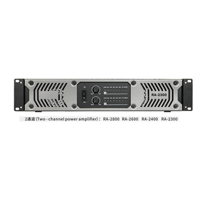 Amplificateur de puissance professionnel série RA 2/4 canaux, montage en rack 2U/3U, pour spectacles sur scène, studio, système PA - Product Image 4