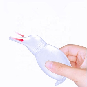 Aspirador Nasal de Silicona Reutilizable con Forma de Pingüino para Bebés, Previene que los Bebés Chupen la Mocos, Limpiador Nasal para Recién Nacidos y Niños - Product Image 5