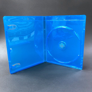 Boîtier de protection personnalisé bleu pour disque de jeu PS3, coque de rangement simple en PP pour boîte de disque optique <span class=keywords><strong>PlayStation</strong></span> CD DVD - Product Image 1