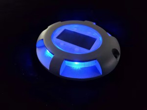 Rroadsafe mắt mèo đường hổ phách phản xạ đánh dấu nhôm năng lượng mặt trời dẫn nhấp nháy nhấp nháy phản chiếu đường boong đèn <span class=keywords><strong>Studs</strong></span> - Product Image 4