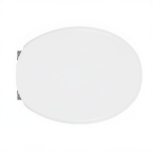 Asiento de inodoro para Eos Stylon Vase Forma 1, blanco, con bisagras pasantes - Product Image 3