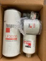 Kit d'entretien pour filtre à lubrifiant et filtre à carburant pour pièces de machines de construction, compatible avec les moteurs Cummins LF3000, FS1022, WF2071, FS1280, FF42000