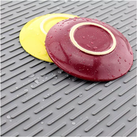 Support de Pot d'isolation thermique pliable, protecteur de tasse à vaisselle, tapis de drainage, napperon de Table, tapis de séchage en Silicone