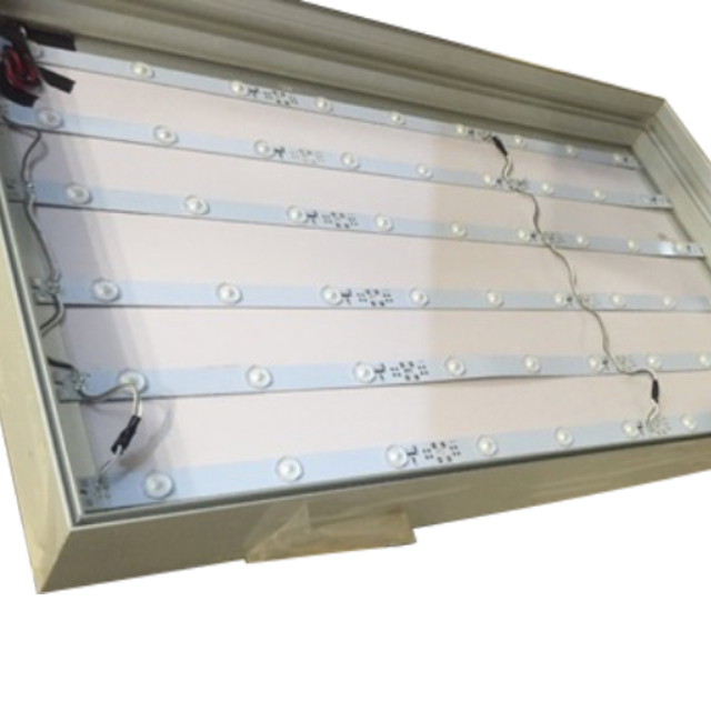 ODM OEM Silicone Edge Graphic Fabric light Box Displays