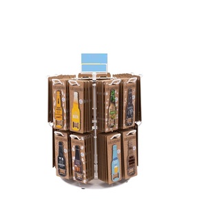 Présentoir à <span class=keywords><strong>2</strong></span> niveaux pour suspendre de petits objets avec 20 crochets Présentoir pour ouvre-bière pour la foire - Product Image 4