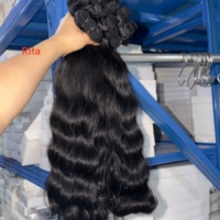 Paquetes de Cabello Ondulado Crudo Camboyano Sin Procesar, Cabello Humano Rizado Crudo Indio de Proveedor, Cabello Virgen Vietnamita con Cutícula Alineada